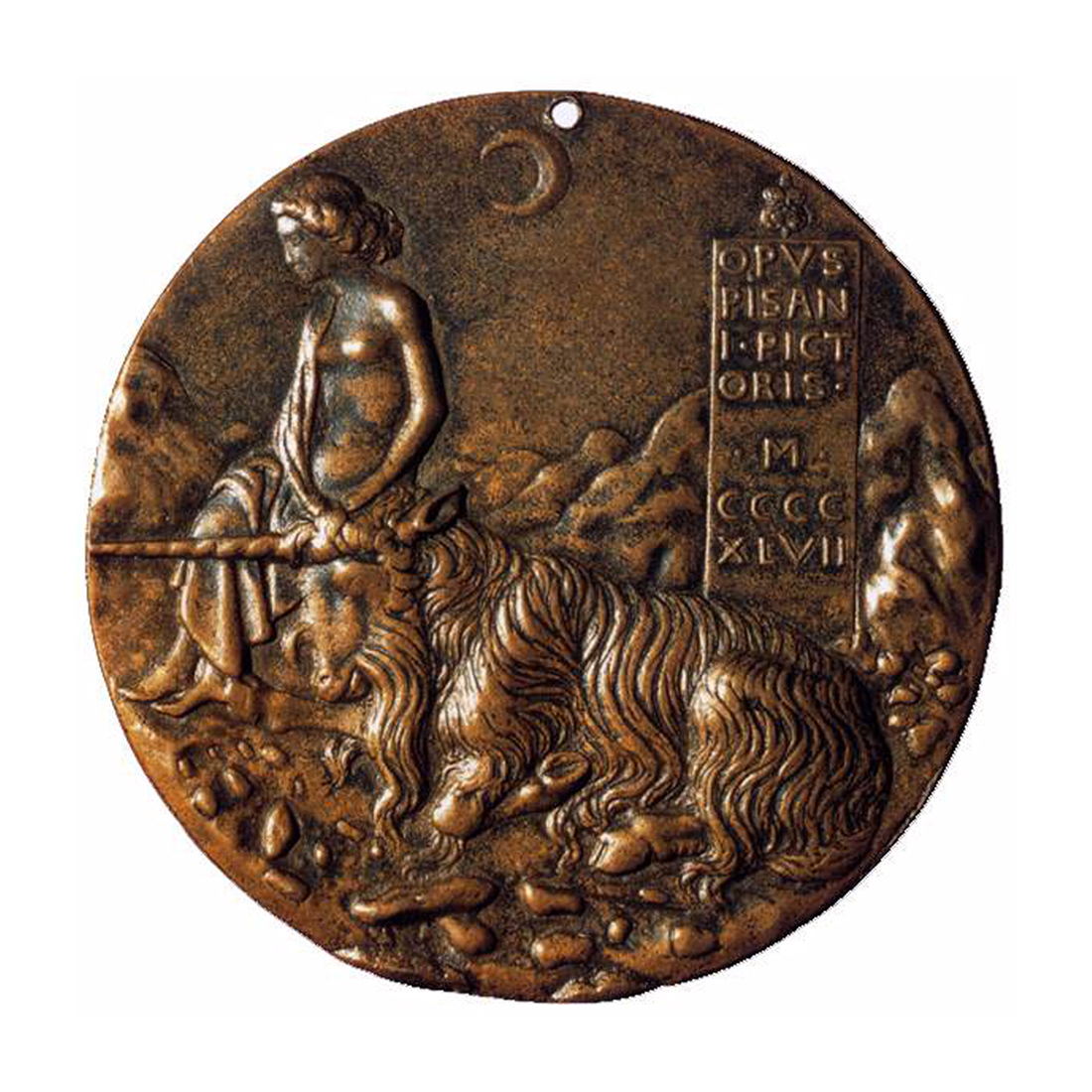 PISANELLO<br> Medal of Cecilia Gonzaga (1447)